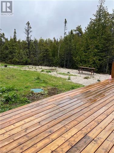 Back Deck - 587 Dorcas Bay Road, Northern Bruce Peninsula, ON - Outdoor