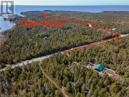 Walkable water access - 587 Dorcas Bay Road, Northern Bruce Peninsula, ON - Outdoor With View