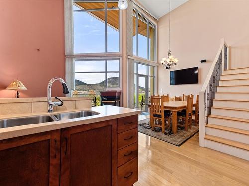 505-250 Marina Way, Penticton, BC - Indoor Photo Showing Kitchen With Double Sink