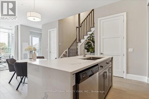101 - 73 Arthur Street S, Guelph, ON - Indoor Photo Showing Kitchen With Double Sink