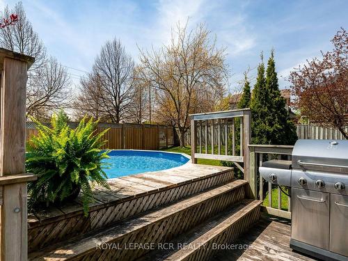 25 Mckitrick Dr, Orangeville, ON - Outdoor With Above Ground Pool
