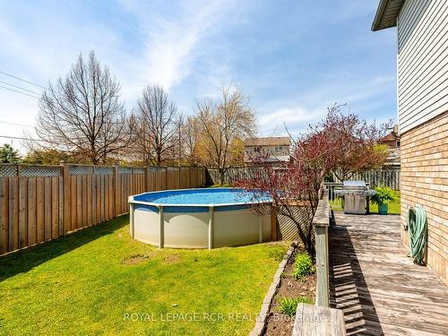 25 Mckitrick Dr, Orangeville, ON - Outdoor With Above Ground Pool