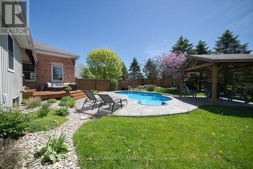 443 Bishopsgate Road N, Brant, ON - Outdoor With In Ground Pool With Backyard