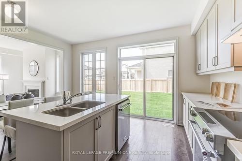 439 Black Cherry Crescent, Shelburne, ON - Indoor Photo Showing Kitchen With Double Sink With Upgraded Kitchen