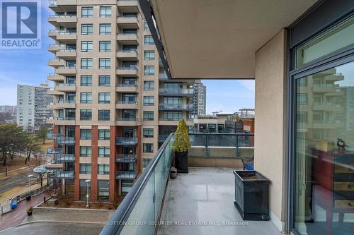 602 - 35 Fontenay Court, Toronto, ON - Outdoor With Balcony With Facade