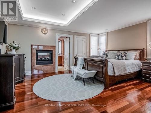 295 Belvenia Road, Burlington, ON - Indoor Photo Showing Bedroom With Fireplace