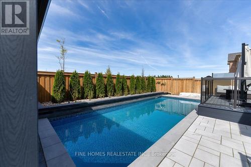 34 Streamside Street, Vaughan, ON - Outdoor With In Ground Pool With Backyard
