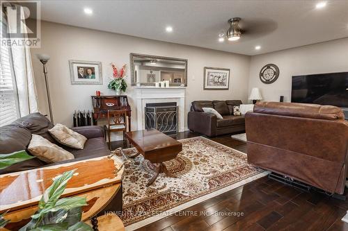 48 Prince Of Wales Drive, Barrie, ON - Indoor Photo Showing Living Room With Fireplace