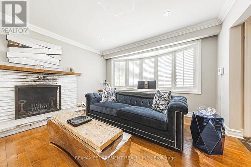 4030 Grapehill Avenue, Burlington, ON - Indoor Photo Showing Living Room With Fireplace