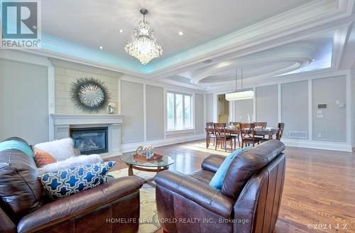 120 Homewood Avenue, Toronto (Newtonbrook West), ON - Indoor Photo Showing Living Room With Fireplace