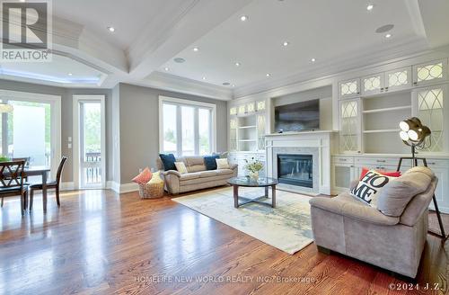 120 Homewood Avenue, Toronto (Newtonbrook West), ON - Indoor Photo Showing Living Room With Fireplace