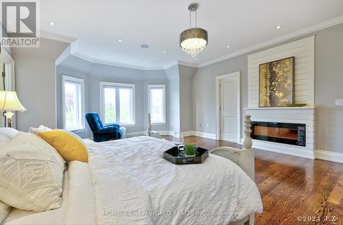 120 Homewood Avenue, Toronto (Newtonbrook West), ON - Indoor Photo Showing Bedroom With Fireplace