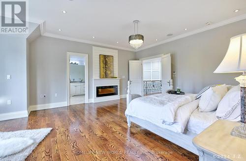 120 Homewood Avenue, Toronto (Newtonbrook West), ON - Indoor Photo Showing Bedroom With Fireplace