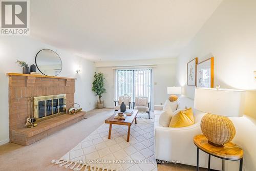 5 Karen Ann Crescent, Toronto, ON - Indoor Photo Showing Living Room With Fireplace