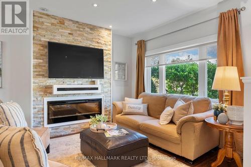 3 Athlone Road, Toronto, ON - Indoor Photo Showing Living Room With Fireplace