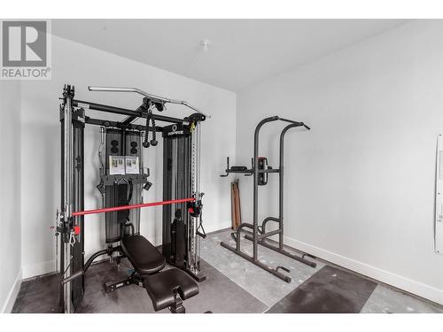 10833 Hare Road, Lake Country, BC - Indoor Photo Showing Gym Room