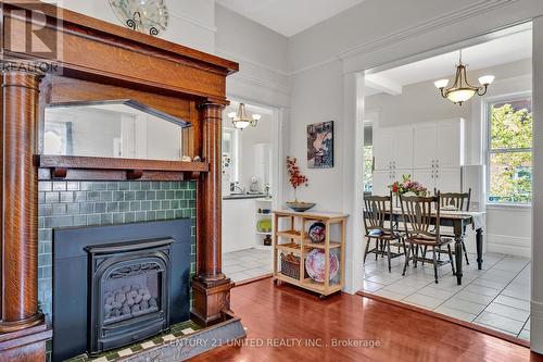 535 Paterson Street, Peterborough, ON - Indoor Photo Showing Living Room With Fireplace