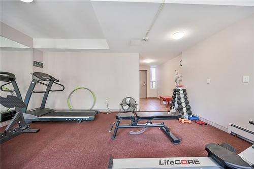 141 Catharine Street S|Unit #702, Hamilton, ON - Indoor Photo Showing Gym Room