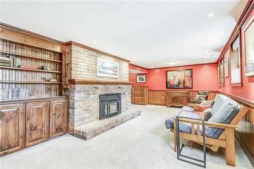 692 Courtland Place, Burlington, ON - Indoor With Fireplace