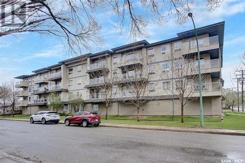 106 215 Smith Street N, Regina, SK - Outdoor With Balcony With Facade