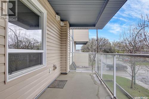 106 215 Smith Street N, Regina, SK - Outdoor With Balcony With Exterior