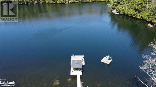 Aerial view of dock - 1275 Precipice Road, Haliburton, ON - Outdoor With Body Of Water With View