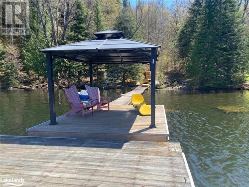 Dock - lots of space! - 1275 Precipice Road, Haliburton, ON - Outdoor With Body Of Water