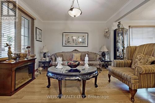 526 Milverton Boulevard, Toronto, ON - Indoor Photo Showing Living Room With Fireplace