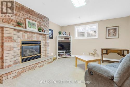 59 Forchuk Crescent, Quinte West, ON - Indoor Photo Showing Living Room With Fireplace
