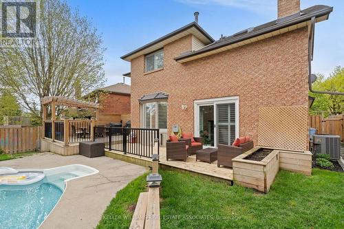 136 Meadow Drive, Orangeville, ON - Outdoor With In Ground Pool With Deck Patio Veranda With Exterior