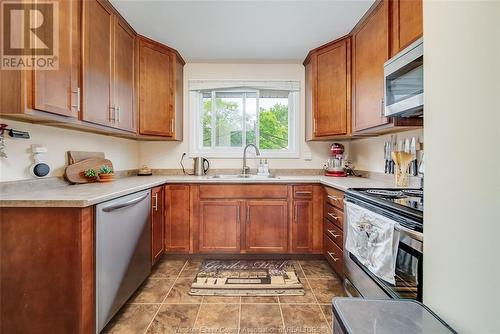 2929 Rivard Avenue, Windsor, ON - Indoor Photo Showing Kitchen With Double Sink