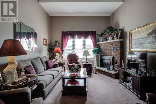 10 Cana Court, Sudbury, ON - Indoor Photo Showing Living Room With Fireplace