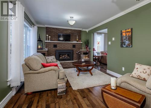 265 Main Road, Placentia, NL - Indoor Photo Showing Living Room With Fireplace