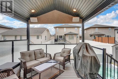 4107 Cumberland Road E, Regina, SK - Outdoor With Deck Patio Veranda With Exterior