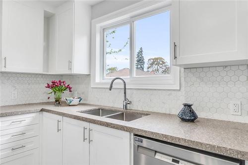 101 King Street E, Hamilton, ON - Indoor Photo Showing Kitchen With Double Sink