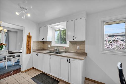165 King Street E, Hamilton, ON - Indoor Photo Showing Kitchen With Double Sink