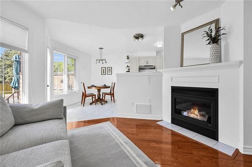 175 Fiddlers Green Road|Unit #8, Ancaster, ON - Indoor Photo Showing Living Room With Fireplace
