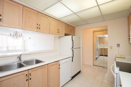 495 Highway 8|Unit #210, Stoney Creek, ON - Indoor Photo Showing Kitchen With Double Sink