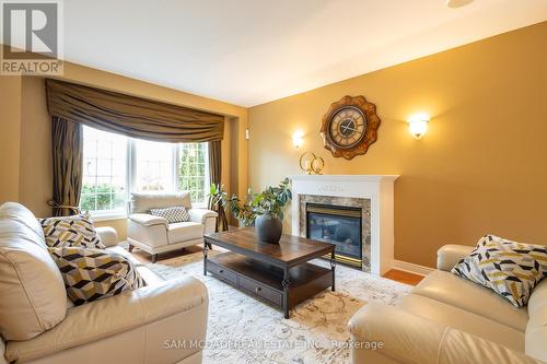 26 Supino Crescent, Brampton, ON - Indoor Photo Showing Living Room With Fireplace