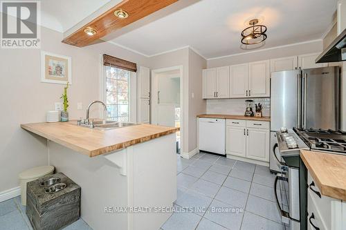 94 First Street N, Hamilton, ON - Indoor Photo Showing Kitchen With Double Sink