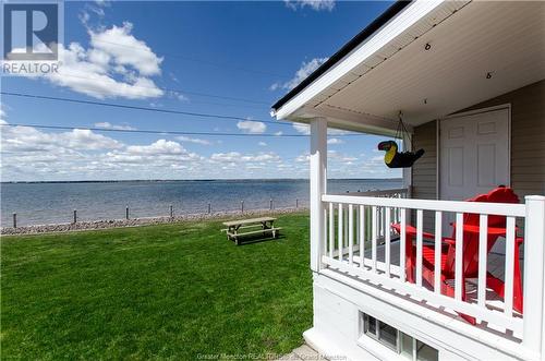 123 Surette, Grande-Digue, NB - Outdoor With Body Of Water With Deck Patio Veranda