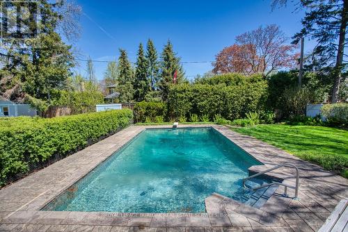 615 Hurd Avenue, Burlington, ON - Outdoor With In Ground Pool With Backyard