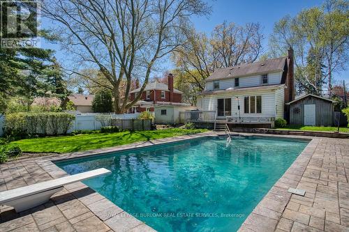 615 Hurd Avenue, Burlington, ON - Outdoor With In Ground Pool With Backyard