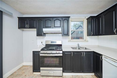 31 Marion Place, Stoney Creek, ON - Indoor Photo Showing Kitchen With Double Sink