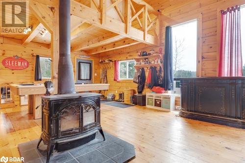 1519 Rockies Road, Tweed, ON - Indoor With Fireplace