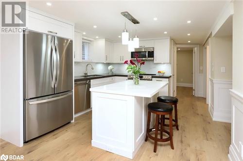 55 Flora Drive, Hamilton, ON - Indoor Photo Showing Kitchen With Stainless Steel Kitchen With Upgraded Kitchen