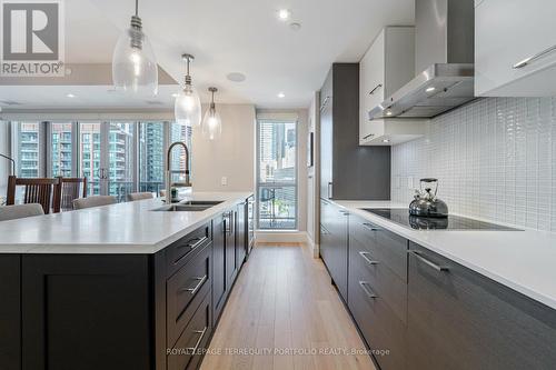 1108 - 55 Front Street E, Toronto, ON - Indoor Photo Showing Kitchen With Double Sink With Upgraded Kitchen
