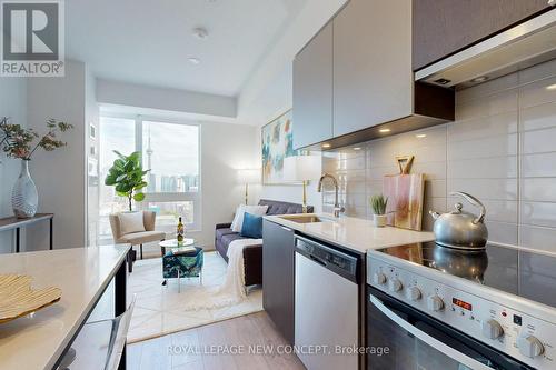 2609 - 203 College Street S, Toronto, ON - Indoor Photo Showing Kitchen With Stainless Steel Kitchen