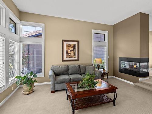 2084 Skeena Drive, Kamloops, BC - Indoor Photo Showing Living Room With Fireplace