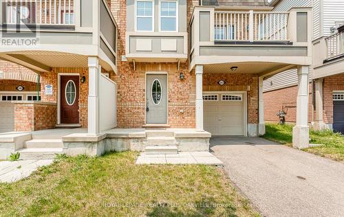 243 Septimus Heights, Milton, ON - Outdoor With Balcony With Facade
